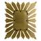 Hello Honey® 35.25" Gold Sunburst Rectangular Wall Mirror